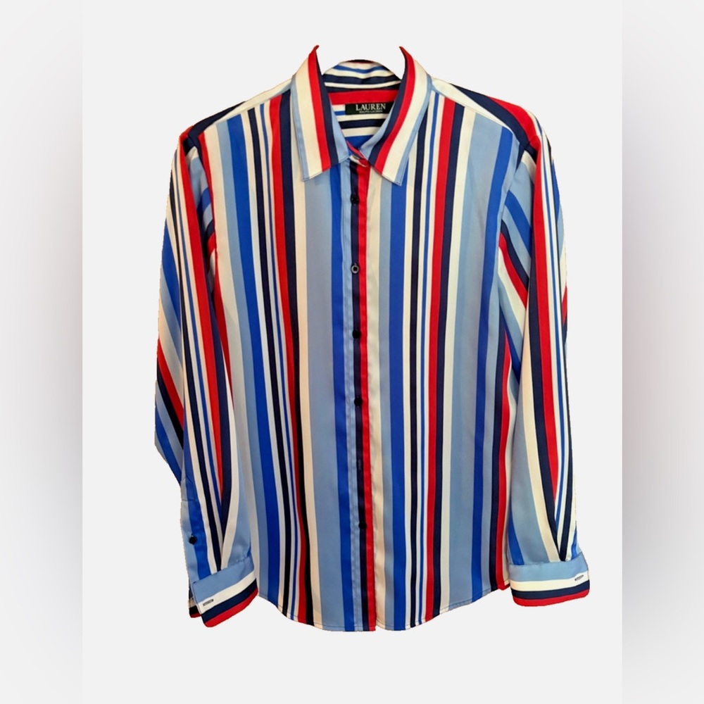 Women’s Ralph Lauren Striped Blouse - Size M